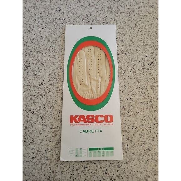 VTG Kasco Cabretta Ladies Leather Professional Golf Glove Walnut Creek Left sz L - Picture 12 of 12